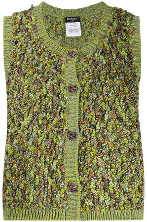 PRE-OWNED knitted tank top