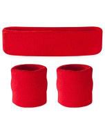 3 Pack red Sweat Bands | Costume Accessories