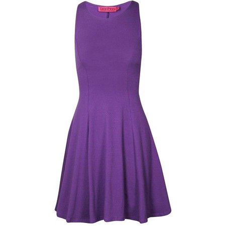 Purple Skater Dress