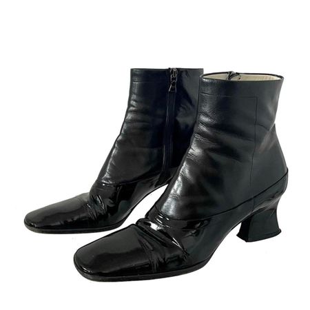 Prada Women's Black Boots | Depop