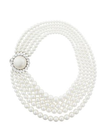 Miu Miu embellished layered necklace