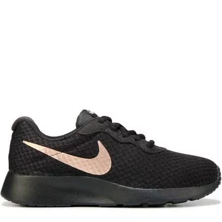Black and Rose Gold Nike Shoes