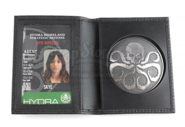 Lot #232 - Marvel's Agents of S.H.I.E.L.D. - Daisy Johnson's Hydra Badge - Price Estimate: $1500 - $2500
