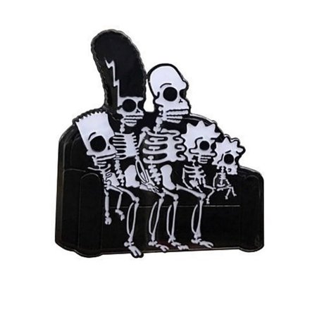 HOPESICK on Instagram: “Our 3-times sold out Simpsons skeleton pin is back in stock! 💀💀💀”