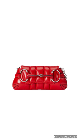 Gucci horse it chain bag (red)