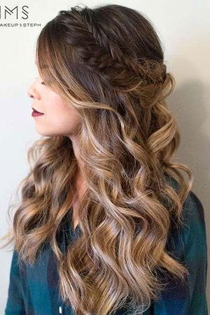 hair style for women long hair curl wave - Google Search