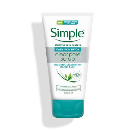 Daily Skin Detox Pore Polishing Scrub | Simple® Skincare
