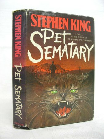 *clipped by @luci-her* Pet Sematary by Stephen King BCE 1983 Doubleday Company with Dust jacket | eBay