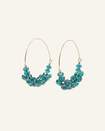 ISABEL MARANTPolly crystal-embellished hoop earrings - Google Search
