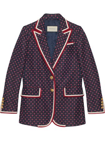 Gucci Jacket with geometric jacquard pattern