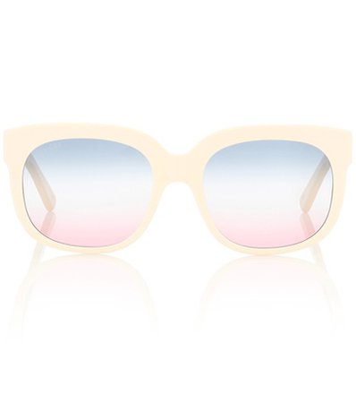 Elton John square sunglasses