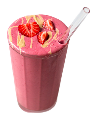 strawberry smoothie drink
