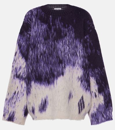 Oversized Sweater in Purple - The Attico | Mytheresa