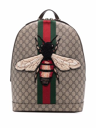 Gucci Pre-Owned 2016 GG Supreme Animalier Backpack - Farfetch