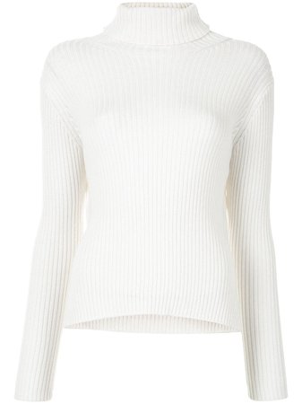 Shop Y's roll-neck ribbed-knit jumper with Express Delivery - FARFETCH