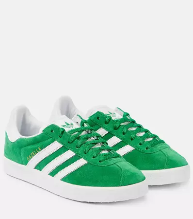 Gazelle Indoor Suede Sneakers in Green - Adidas | Mytheresa