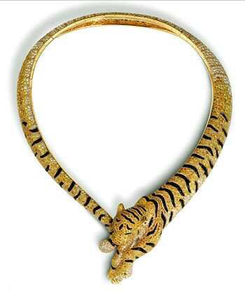 Cartier tiger necklace