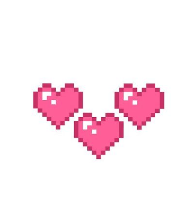 Pinterest pink hearts