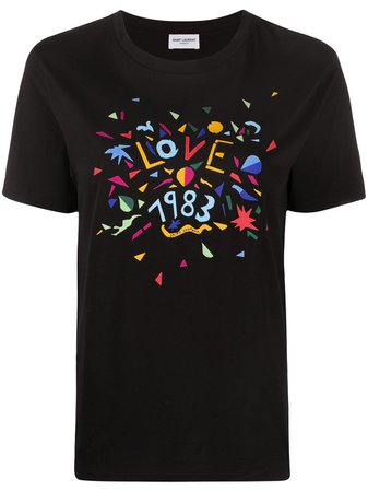 Saint Laurent Camiseta Love 1983 - Farfetch
