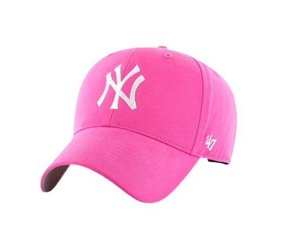 Pink NY hat