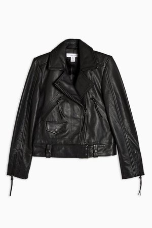 Leather Biker Jacket | Topshop