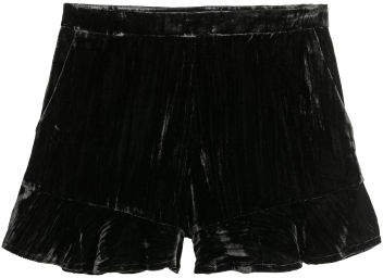 Velvet Shorts - Black