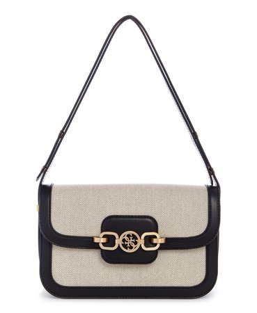 GUESS Hensely Canvas Convertible Shoulder Bag & Reviews - Handbags & Accessories - Macy's