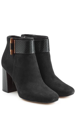 Suede Ankle Boots Gr. US 10