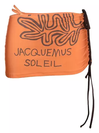 Jacquemus logo-print Sarong Bikini Set - Farfetch