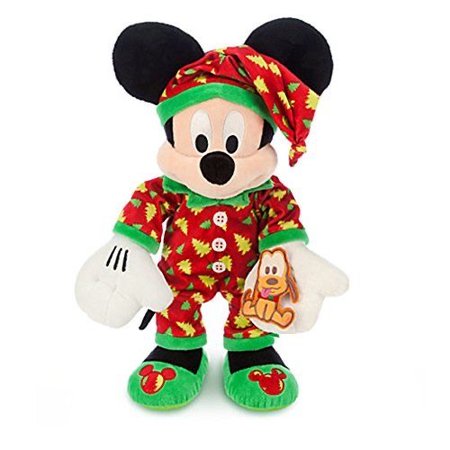 Disney Mickey Mouse Plush - Holiday Pajamas - Medium - 15''