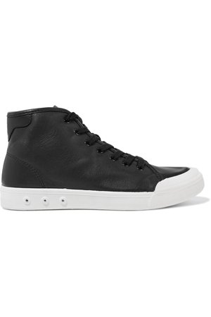 Leather high-top sneakers | RAG & BONE | Sale up to 70% off | THE OUTNET