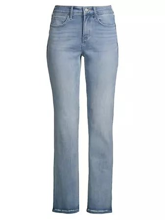 Shop NYDJ Marilyn Straight-Leg Jeans | Saks Fifth Avenue