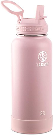 Takeya Botella de agua aislada, Blush, 32 Oz (946.35ml), 1: Amazon.com.mx: Hogar y Cocina