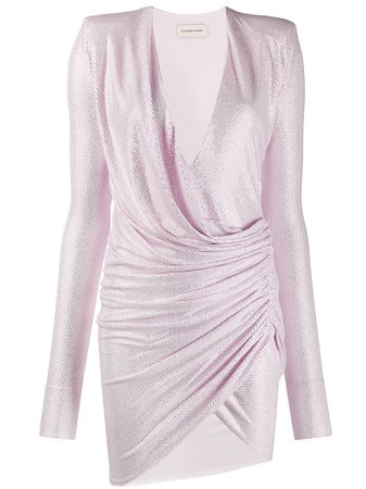 Alexandre Vauthier Crystal-Embellished Draped Mini Dress Ss20 | Farfetch.com