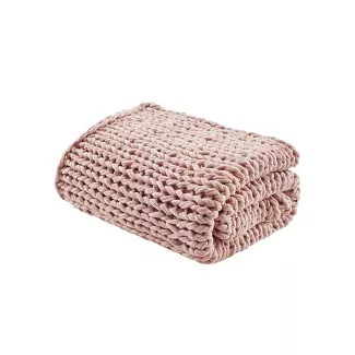 50"x60" Chunky Double Knit Handmade Throw Blanket : Target
