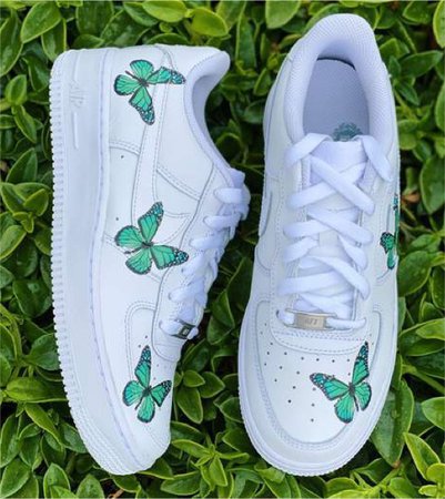 green butterfly Air Force 1
