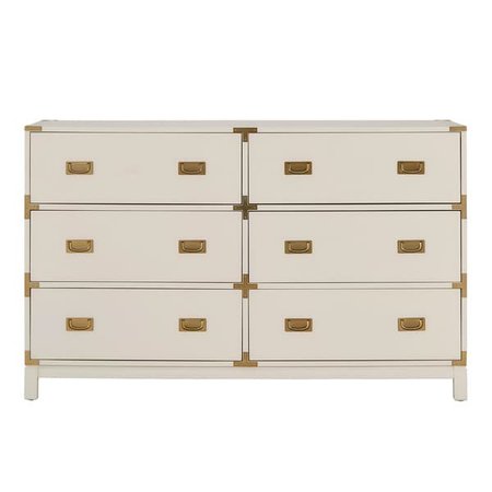 Shop Kedric 6-Drawer Gold Accent Dresser by iNSPIRE Q Bold - On Sale - Free Shipping Today - Overstock - 18218113