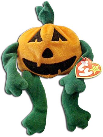 pumpkin jack o lantern beanie baby
