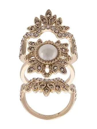 Marchesa Notte Crystal Embellished Ring