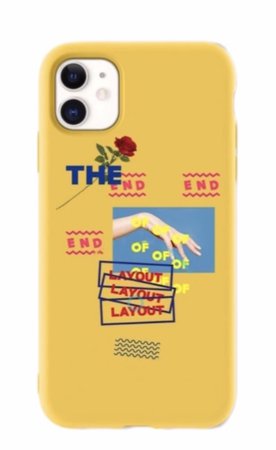 ”The End Of Layout” Yellow Case