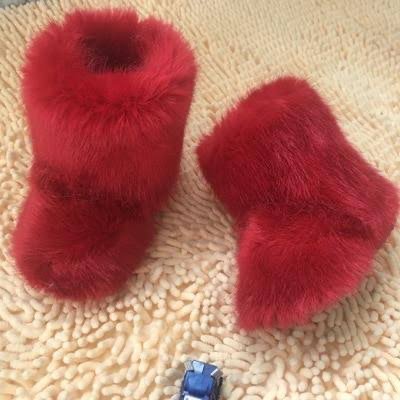 fluffy winter boots