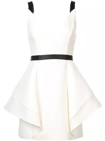 Halston Heritage Full Skirt Mini Dress - Farfetch