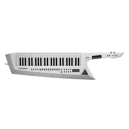 Roland Ax Edge Keytar Synthesizer Keyboard Hanging !!! WHITE