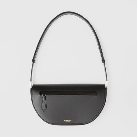 Small Leather Olympia Bag in Black - Women | Burberry