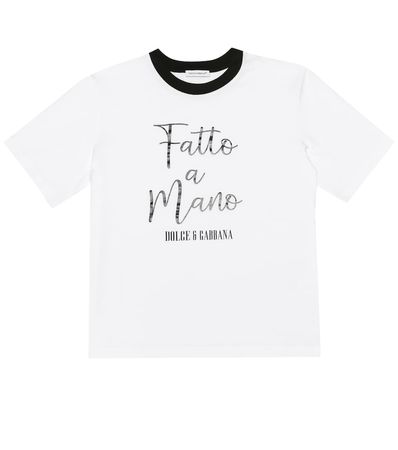 Dolce & Gabbana Kids - Printed cotton T-shirt | Mytheresa