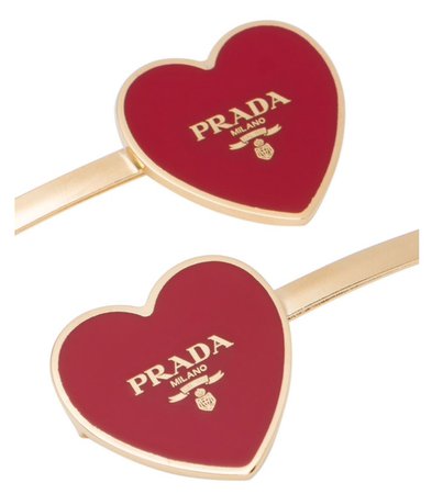 Prada hair pins