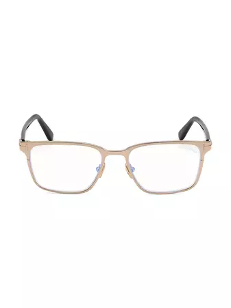 Shop TOM FORD 53MM Blue Filter Optical Glasses | Saks Fifth Avenue