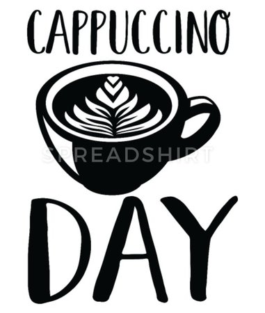 Cappuccino Day Coffee Caffeine Caffeine Milk Foam Apron | Spreadshirt