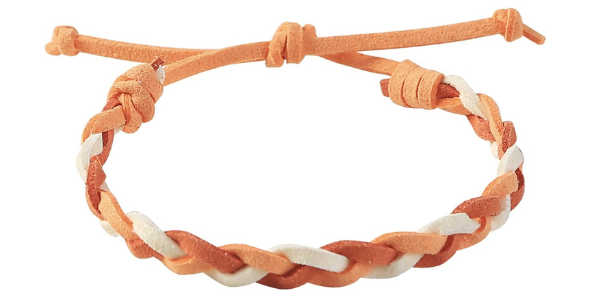 orange friendship bracelet