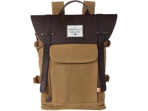 The Normal Brand Top Side Leather Backpack | Zappos.com